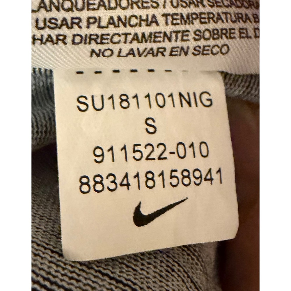 Nike Dri-FIT Womens Training Tank Top Heather Gray Graphic Logo 911522-010 S - Picture 5 of 5
